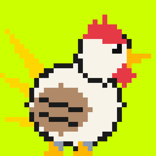 Stage 3 pixel art: Chicken