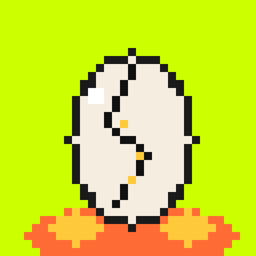 Stage 1 pixel art: Egg